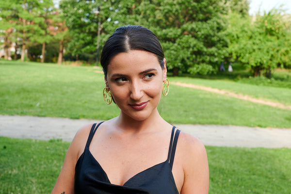 Gold Hoop Earrings - Designs By Uchita