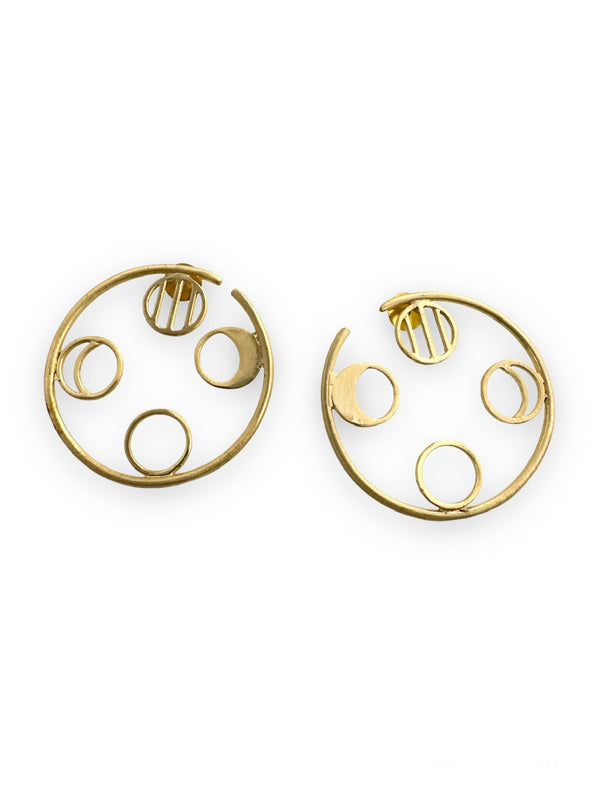 Gold Hoop Earrings - Designs By Uchita